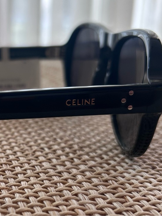 NWT Celine Bold 3 Dots Black 56mm Pilot  Sunglasses Plus Accessories. main image 7